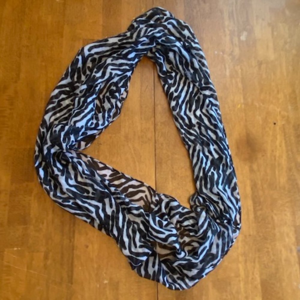 Black & White zebra infinity scarf SEE BUNDLES!